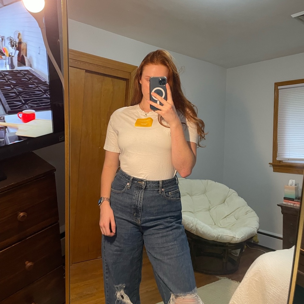zara basic tee